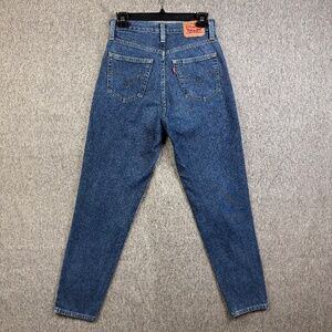 Levis Jeans High Waisted Mom Jean Tapered Denim Blue Jeans Womens Size 26x29
